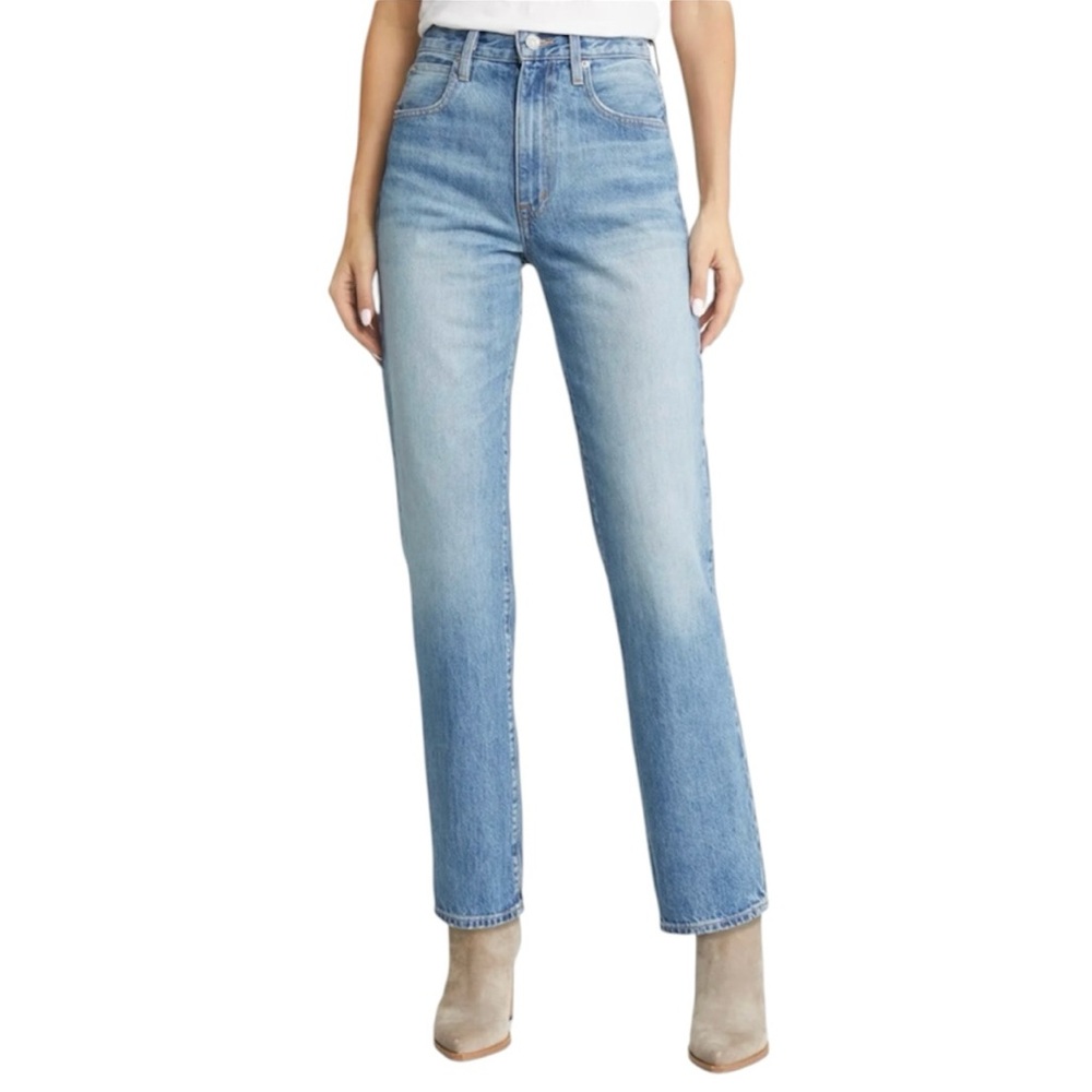 NWT SLVRLAKE London Straight Leg Jeans in Playing with Fire - Sz 31